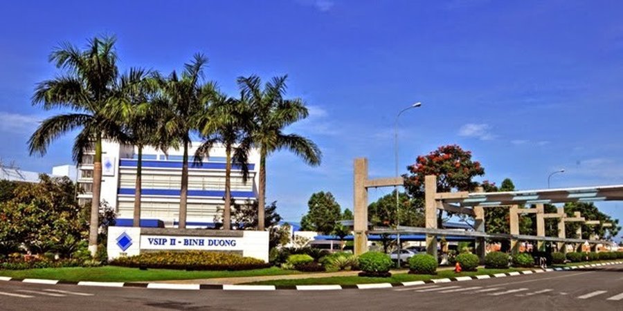 Khu công nghiệp VSIP II tọa lạc tại thị xã Bến Cát tỉnh Bình Dương